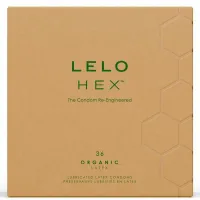 lelo hex organic prezerwatywy 36 szt. lateks organiczny, struktura hex