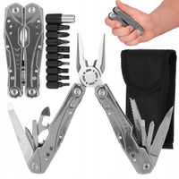 MULTITOOL Narzędzie Wielofunkcyjne Zestaw 22 NARZĘDZI SCYZORYK SURVIVALOWY