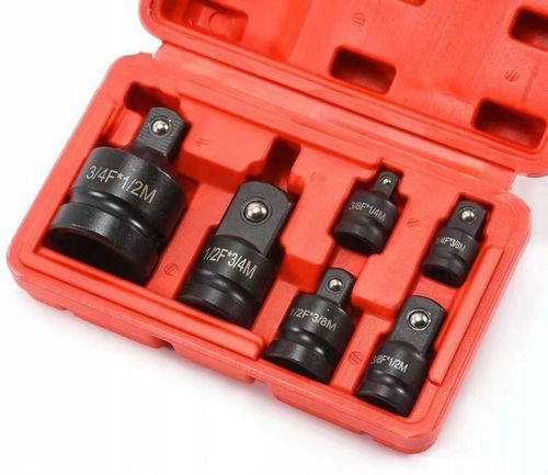 REDUKCJE ADAPTERY REDUKCYJNE 1/2 1/4 3/8 3/4 6 SZT mocne ONDRAGON na Arena.pl