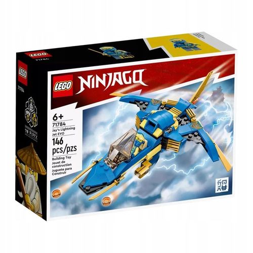 LEGO NINJAGO Odrzutowiec ponaddźw. Jay'a EVO 71784 na Arena.pl