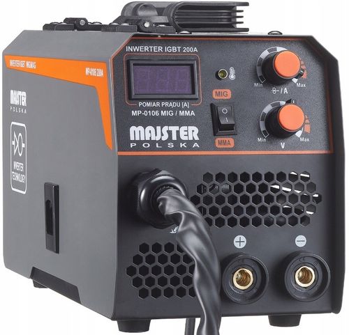 Spawarka MIG MAG FLUX MMA migomat 200A 2x DRUT na Arena.pl