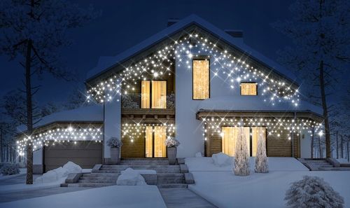 SOPLE 500 LED KURTYNA LAMPKI ZEWNĘTRZNE IP44 FLASH Białe Zimne 21M na Arena.pl