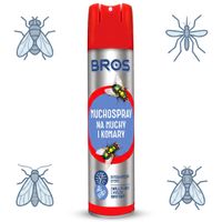 BROS Muchospray 750ml Spray na Muchy Komary Osy Mole Owady Latające Silny