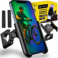 UCHWYT MOTOCYKLOWY ROWEROWY MOCNY ALUMINIOWY NA TELEFON ROWER MOTOR WÓZEK