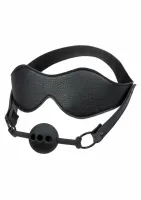 calexotics eye mask & oddychający ustnik z silikonu - zestaw komfortowy