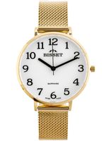 ZEGAREK DAMSKI BISSET BSBF32 (zb581e) - SZAFIROWE SZKŁO