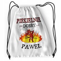 Plecak Dla Pawła Sportowy Szkolny Worek Torba Z Nadrukiem Ze Zdjęciem