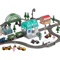 ZESTAW TORÓW Z ELEKTRYCZNĄ LOKOMOTYWĄ