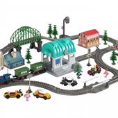 ZESTAW TORÓW Z ELEKTRYCZNĄ LOKOMOTYWĄ