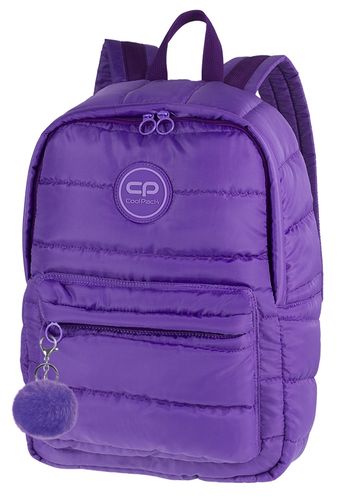 Plecak CoolPack miejski RUBY fioletowy, VIOLET + pompon (12591CP) na Arena.pl