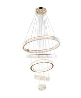 Lampa Wisząca Berella Malati XXL Złota BL5605