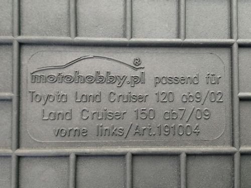 DYWANIKI GUMOWE do Toyota Land Cruiser 150 od 2009 na Arena.pl