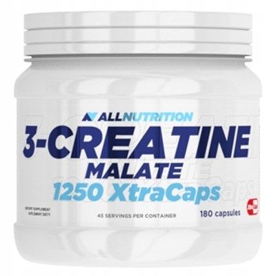 ALLNUTRITION 3-CREATINE MALATE 180 KAPS JABŁCZAN KREATYNA TCM WYTRZYMAŁOŚĆ na Arena.pl
