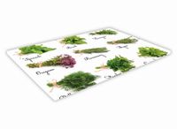 SZKLANA DESKA KUCHENNA 60x20 151c Zbiór ziół