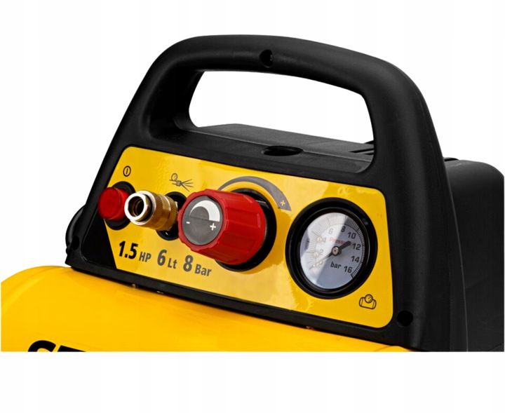 KOMPRESOR BEZOLEJOWY 6L 230V 8 BAR STANLEY zdjęcie 7