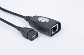 Przedłużacz USB 2.0 USB(AM)->LAN->USB(AF) 30M na Arena.pl