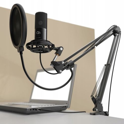 MIKROFON DO KOMPUTERA FIFINE T669 USB ZESTAW STATYW STUDYJNY RAMIĘ POPFILTR na Arena.pl