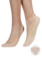 Skarpety stopki damskie niskie laserowe wycięte beżowe 3PAK 36-41 YOCLUB