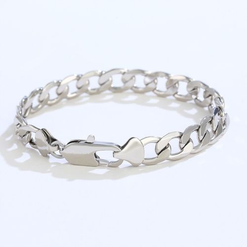 BRANSOLETA DIAMENTOWANA Srebrna Męska SREBRO pr. 925 Bransoletka 5mm/19cm na Arena.pl