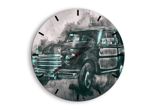 Zegar Ścienny - Samochód Retro  - 60X60 Cm - C3Ar60X60-3834 na Arena.pl