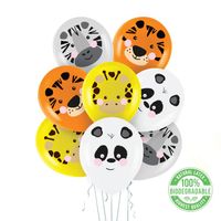 Balony zwierzątka safari dzikie zwierzątka 30 cm 8 szt.
