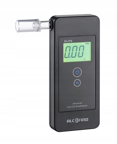 Alkomat AlcoFind Elite + kalibracje + pokrowiec na Arena.pl