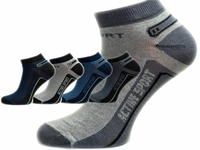 5x Skarpetki stopki niskie skarpety do kostki Active Sport mix kolorów 5 par 41-43