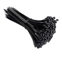 Opaski zaciskowe czarne trytki kablowe 100 szt. 100x2.5mm nylonowe