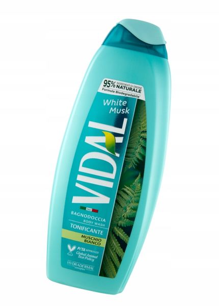 Żel Pod Prysznic Vidal White Musk 600Ml zdjęcie 1
