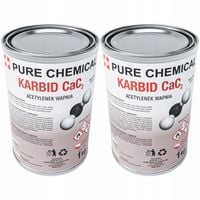 KARBID CZYSTY WĘGLIK WAPNIA 2kg 2x 1kg