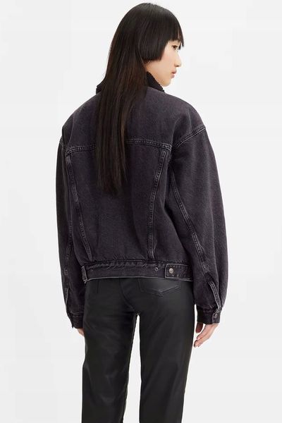 Damska kurtka Levi's dżinsowa z podszewką ze sztucznego futra | R. XS zdjęcie 4