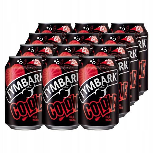 Napój gazowany Tymbark Colove Cola wiśnia puszka 12x 330ml na Arena.pl