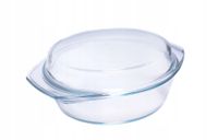 Kadax Naczynie Żaroodporne z Pokrywką 2,8L Szklane