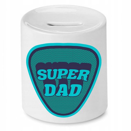 Skarbonka Dla Taty Super Dad Super Tata Prezent Z Nadrukiem Ze Zdjęciem na Arena.pl