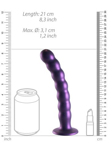 Beaded Silicone G-Spot Dildo - 8'' / 20,5 cm na Arena.pl