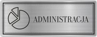 Tabliczka Grawerowana ADMINISTRACJA ZARZĄDCA BIURO