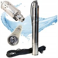 POMPA GŁĘBINOWA 3,5" DEEP 2700 L/H DO STUDNI WODY PODLEWANIA MOCNA ŚRUBOWA