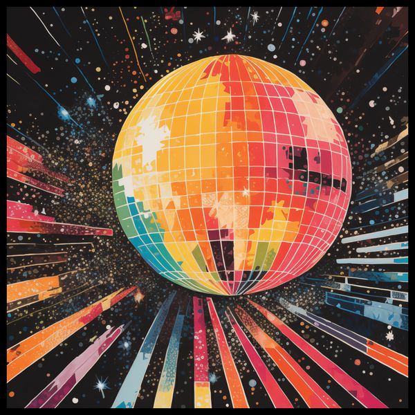 Plakat 90x90cm Disco Gra! zdjęcie 2