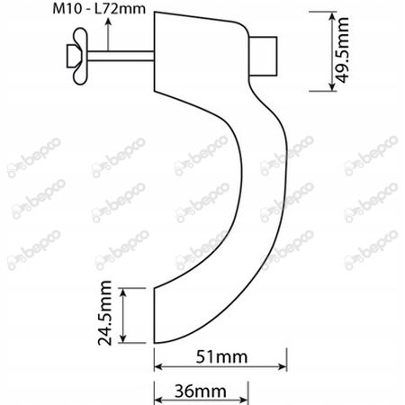 3125444R91 Klamka Lewa / Prawa Case-IH,John Deere na Arena.pl
