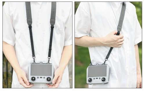 UCHWYT ALUMINIOWY + SMYCZ DO KONTROLERA DJI RC / RC 2 MINI 3 4 5 PRO na Arena.pl