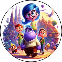 Opłatek na tort Urodziny W Głowie Się Nie Mieści Bajka Postać Postacie