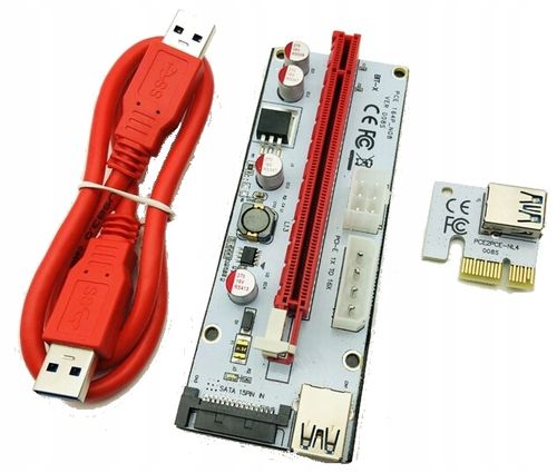 Riser 008S GOLD Najnowszy model! USB 3.0 PCI-E na Arena.pl