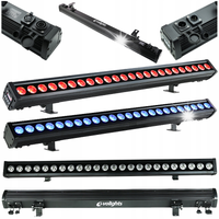 LISTWA OŚWIETLENIOWA LED RGBW IP65 OŚWIETLENIE SCENICZNE ZEWNĘTRZNE DMX