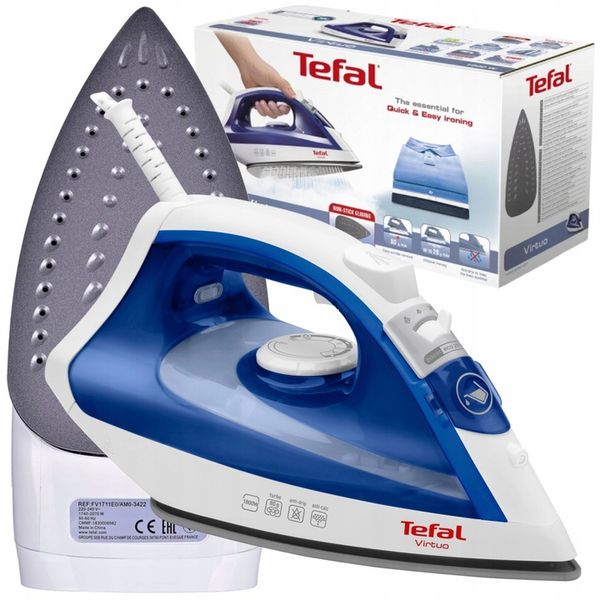 ŻELAZKO TEFAL PAROWE 1800W 80g/min CERAMICZNA STOPA SYSTEM ANITCALC zdjęcie 1