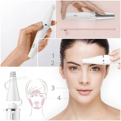 Depilator BRAUN Silk-epil 9 + Depilator do twarzy wąsika brwi - BONUS PACK na Arena.pl