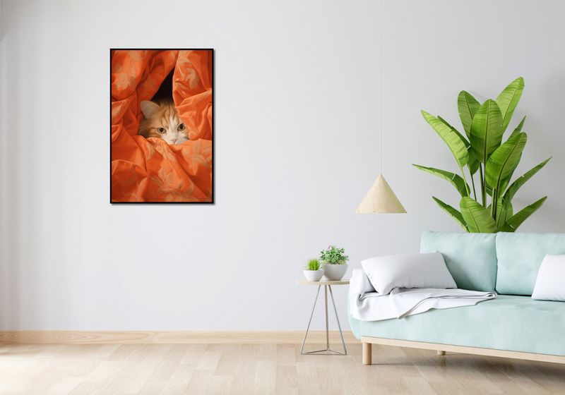 Plakat 61x91,5cm Ukryty Kot zdjęcie 4