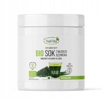 Sok z Młodego Jęczmienia BIO Tabletki 500mg Eko Witaminy 400 tabl. NatVita