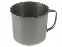 KUBEK STALOWY Turystyczny Wędkarski 650ml Metalowy Podróżny A2110