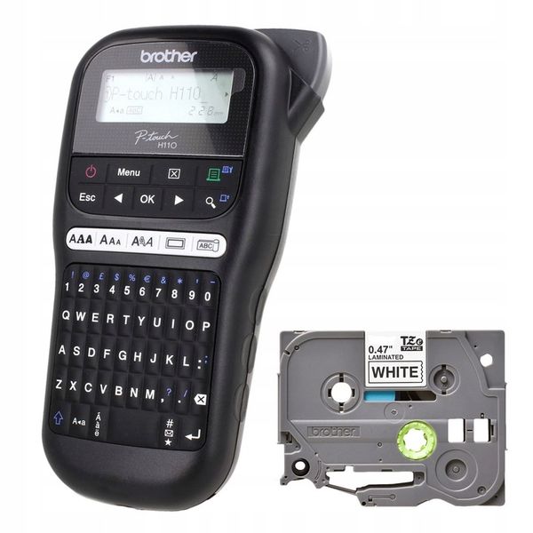 Drukarka etykiet Brother PT-H110 + taśma zdjęcie 1