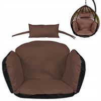 Poduszka na Fotel ogrodowy Bocianie Gniazdo Kokon Huśtawkę Krzesło brązowa